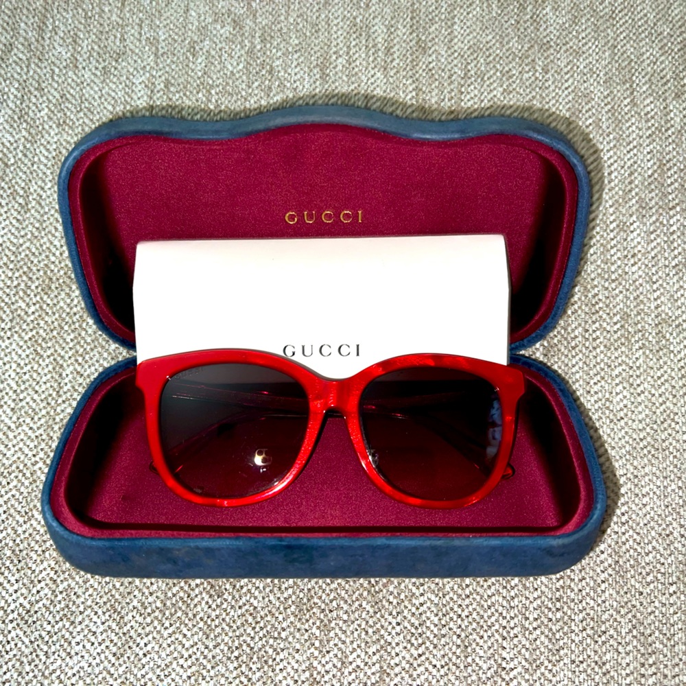 Red Gucci Sunglasses